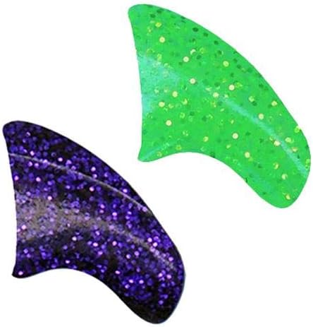 Funky New Year Combo Soft Nail Caps Cats Claws 40pk (20 Violet Glitter - 20 Margherita Glitter) Kitten Size