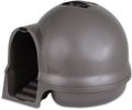 Petmate Booda Clean Step Cat Litter Box Dome (Made in the USA with 95% Recycled Materials)- Brushed Nickel, Made in USA