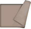 Dog Food Mat,Silicone Waterproof Food Tray,Non Slip Pet Bowl Mats Placemat,0.6" Raised Edge,Suitable for Most Small and Medium Sized Pets,24" x 16"