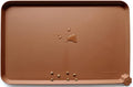 Hoki Found XX-Large Silicone Pet Food Mats Tray - Non Slip Pet Dog Cat Bowl Mats Placemat - Dog Pet Cat Feeding Mat - Waterproof Dog Cat Food Mats -Pet Water Mats for Carpet - Caramel