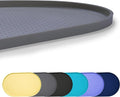 100% Waterproof 1.0" Raised Edge BPA Free Silicone Dog Food Mat, Pet Cat Feeding Mats Contain Spills Protects Floors, Placemats for Cats and Dogs Water Bowl Dishwasher XXL Large.