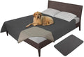 Easy-Going 100% Waterproof Dog Bed Cover, Non-Slip Pet Blanket for Furniture, Washable Couch Cover, Repleasement Sofa Cover (86X82 in,Dark Gray)
