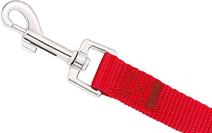 AmaGood Dog/Puppy Obedience Recall Training Agility Lead-15 ft 20 ft 30 ft 50 ft Long Leash-for Dog Training,Recall,Play,Safety,Camping (15feet, Red)