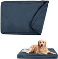 Waterproof Dog Bed Cover Replacement for 36 Inch Wire Crates, Heavy Duty Oxford Fabric Pet Bed Sleeve with Zipper, Washable & Durable Mattress Protector for Puppy,34" L x 22" W x 3.5" H(Cover Only)