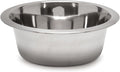 Jeffers Pet Standard Weight Stainless Steel Bowls for Dogs, Cats, Puppies, Kittens, Food & Water, Durable Feeding Dish, Travel, Camping, Indoor Outdoor Use, Dishwasher Safe - 3 Quart 2 Pack