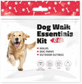 pH Advantage Dog Walking Essentials Kit – Includes Poop Bags, Disposable Water Bowl, Treats & Food – Travel-Friendly Pack Perfect for Walks, Hiking & Unexpected Emergencies - Red Style (3)
