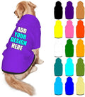 Customized Dog Hoodie with Name Logo Personalized Text Soft & Warm for Puppy Sweatshirt Hooded for Small Medium Large Dogs Girl/Boy Cats/Kitten, BlueViolet, XXL