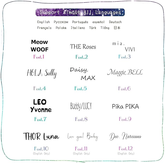 Cats Dogs ID Tags Personalized Lovely Symbols Pets Collar Name Accessories Custom Engraved Supplies for Extra Small Four Legged Child Necklace Chain Anti-Lost Metal Simple Shiny Brass Charm