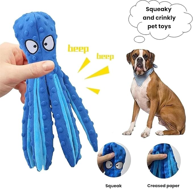 2025 New Upgrade Interactive Chew Pet Toy No Stuffing Bite-Resistant Squeaky Perfect for Puppies, Small and Medium Dogs (1pc Green)