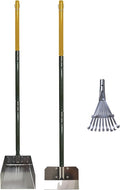 Four Paws Wee-Wee Pooper Scoopers for Dogs l Outdoor Rake l Spade & Pan l Pooper Scooper Set,Black