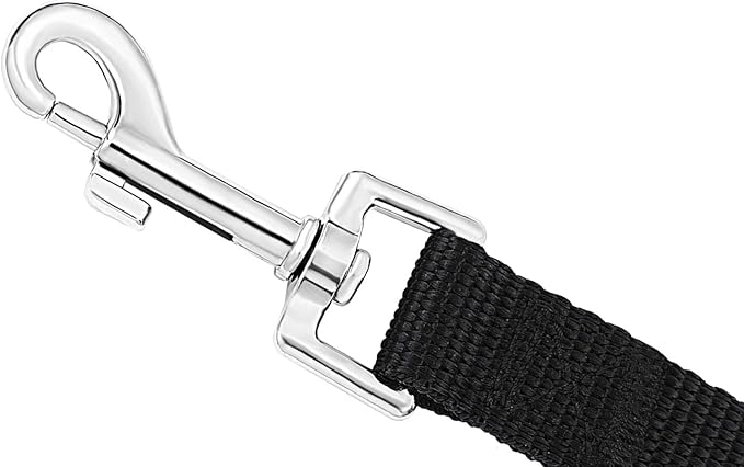 AmaGood Dog Leashes for Small Medium Large Dogs,15 ft 20 ft 30 ft 50 ft Long Dog Leashes for Dog Training,Tie Out,Play,Safety,Camping (20 feet, Black)