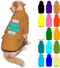 Custom Dog Hoodie Personalized Photo Text Logo Name Dog Clothes, Soft & Warm for Puppy Sweatshirt Hooded for Small Medium Large Dogs Girl/Boy Cats/Kitten, Peru, XXL