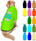 Custom Dog Hoodie Personalized Photo Text Logo Name Dog Clothes, Soft & Warm for Puppy Sweatshirt Hooded for Small Medium Large Dogs Girl/Boy Cats/Kitten, LawnGreen, M