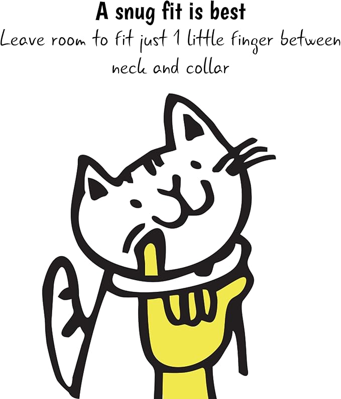 Kittyrama Havana Cat Collar with Bell. Breakaway Collar. Won't Rub Fur. Lightweight, Soft & Comfy