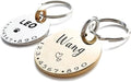 Cats Dogs ID Tags Personalized Lovely Symbols Pets Collar Name Accessories Simple Custom Engraved Products for Medium Four Legged Child Necklace Chain Anti-Lost Copper Brass Charm