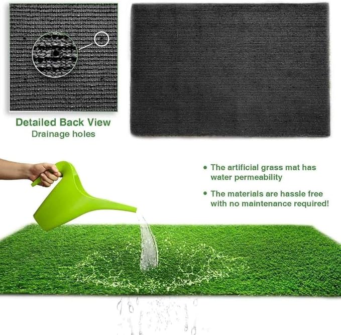 ALTRUISTIC Artificial Grass 10FTX31FT(310 Square Feet), Realistic Fake Grass Deluxe Turf Synthetic Thick Lawn Pet Turf, 1 3/8” Height, Outdoor Decor, Customized