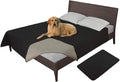 Easy-Going 100% Waterproof Dog Bed Cover, Non-Slip Pet Blanket for Furniture, Washable Couch Cover, Repleasement Sofa Cover (52X82 in,Black)