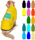Personalized Dog Hoodie Customized with Name Photo Pet Warm Sweater Hoodie for Medium Large Dogs & Cat Puppy, Gold, M