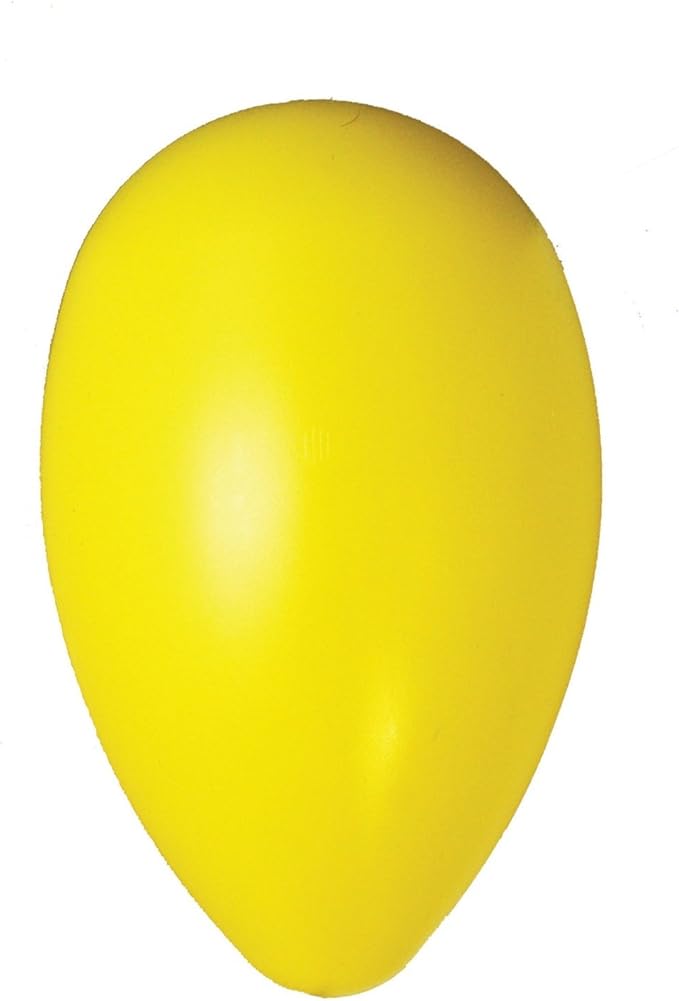 Jolly Pets Jolly Egg Dog Toy, 8 Inches/Medium, Yellow