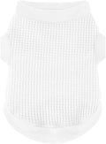 Cozy and Functional Dog Shirts for Small Puppies: Stretchable White Attire with Easy-On Design, Ideal for Chihuahuas and Yorkies - Enhance Comfort and Playfulness on Chill Days Large