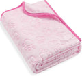 Pink Cat Blanket for Kitten Beds, Flannel Pink Stuff Cute Paw Print, 24 * 32 inches Dog Girls Blanket, Puppy Ragdoll Kitten Necessities