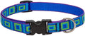 LupinePet Originals 3/4" Sea Glass 9-14" Adjustable Collar for Small Dogs