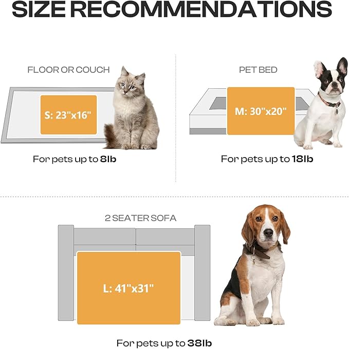 Luciphia 1 Pack 3 Blankets Fluffy Premium Fleece Pet Blanket Flannel Paw Printed Throw for Dog Cat Grey Paw Large(41"x31",Pack of 3)