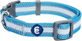 Blueberry Pet Essentials Matching Small Dog Collar | Adjustable Classic Solid Color Nylon Dog Collars for Small Dogs | Reflective Sky Blue Dog Collar for Small Dogs