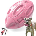 EASTBLUE Squeaky Dog Toys for Aggressive Chewers: Rubber Puppy Chew Ball with Squeaker, Almost Indestructible and Durable Pet Toy for Medium and Large Breed