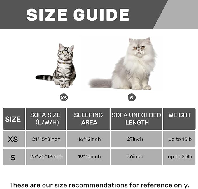 Hollypet Cat Bed Fluffy Plush Mutifuctional Double-Layer Soft Pet Couch Orthopedic Sofa Nest Beds for Small Cats and Dogs, Leopard (21x15x8 inch)