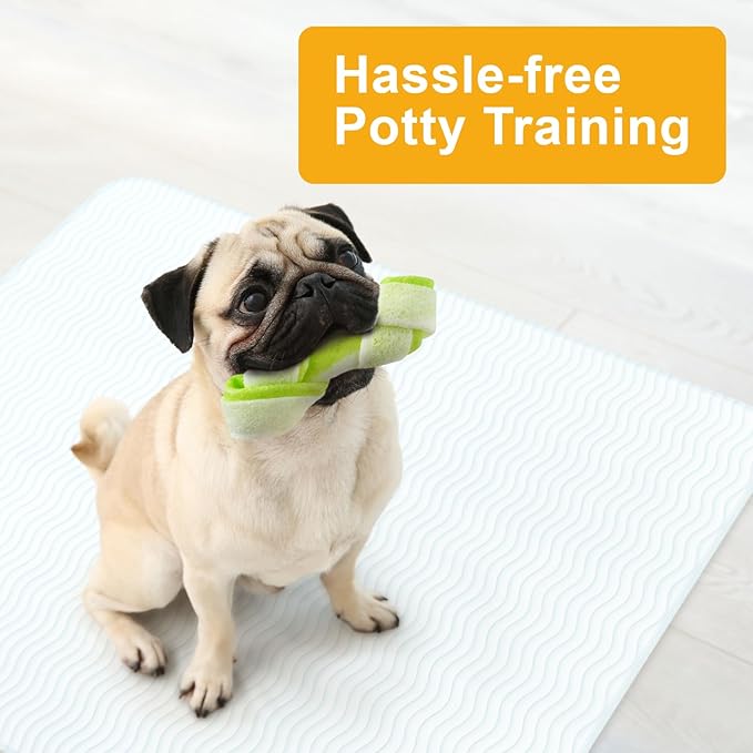 GREEN LIFESTYLE Washable Underpads - Large Bed Pads for use as Incontinence Bed Pads, Reusable Pet Pads, Great for Dogs, Cats, Bunny, Seniors Bed Pad (Pack of 2 - 34x52)
