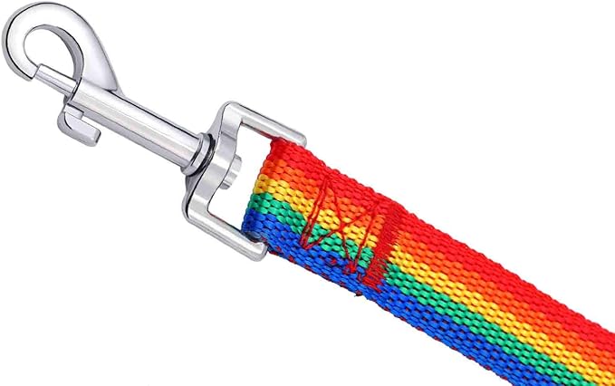 AmaGood Dog/Puppy Obedience Recall Training Agility Lead-15 ft 20 ft 30 ft 50 ft Long Leash-for Dog Training,Recall,Play,Safety,Camping (50feet, Rainbow)