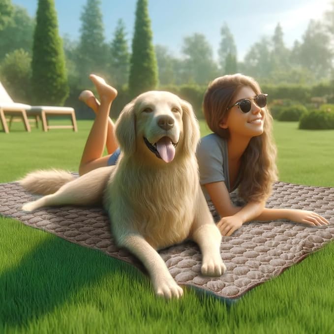 Dog Cooling Mat for Dogs, Pet Cooling Pad Bed for Dog Easy Washable for All Types of Pets and Perfect for Both Indoor and Outdoor Use, Including Car Seats 40" x 28"