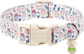 DOGWONG Cute Easter Egg Dog Collar, Adjustable Soft Egg Pet Collar for Small Medium Large Dogs,S Visit The Elegant Little Tail Store