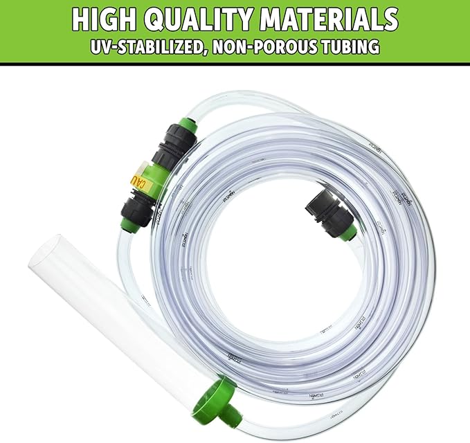 Python No Spill Clean and Fill Aquarium Maintenance System, Gravel Cleaner and Water Changer, 75 Foot