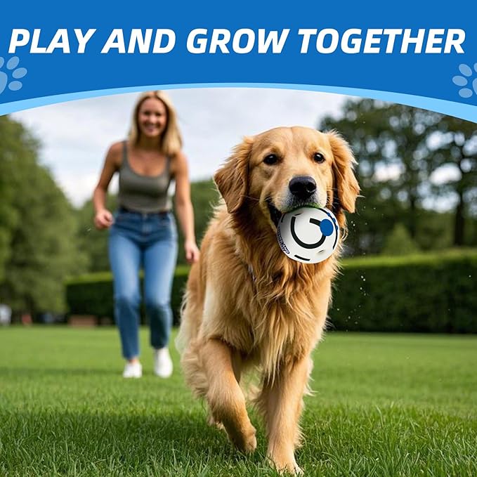 Glow in The Dark Dog Toys Ball, Interactive Dog Ball, Shaking with Gibbering Sound, S, 3.14 in (8 cm)