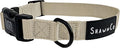 ShawnCo Dream Walk Dog Collar- Premium, Adjustable and Comfortable Pet Collar for Small, Medium, Large and Extra Large Dogs (L, Driftwood)