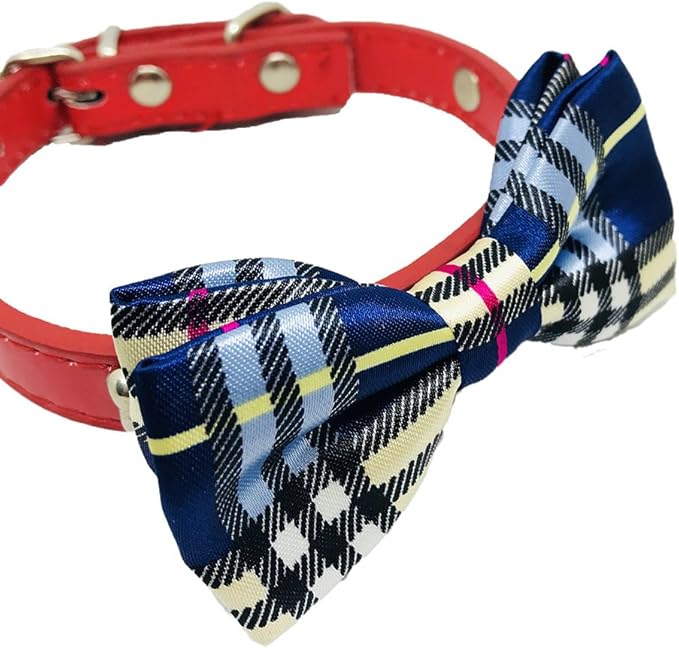PET SHOW Pet Small Dogs Collar Embellishment Attachment Bow Ties Puppies Cats Collar Charms Accessories Slides Bowties for Birthday Wedding Parties Assorted A Style Assorted B Styles Pack of 5