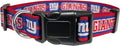 Pets First NFL New York Giants Licensed PET COLLAR, Large - Heavy-Duty, Strong, and Durable Dog Collar. Available in 31 Football Teams and 4 Sizes