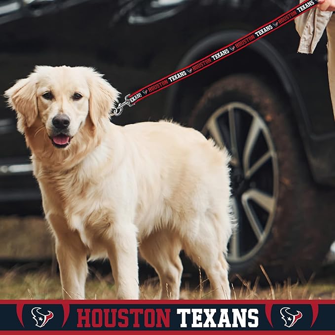 NFL PET Collar Houston Texans Dog Collar, Small Football Team Collar for Dogs & Cats. A Shiny & Colorful Cat Collar & Dog Collar Licensed by The NFL