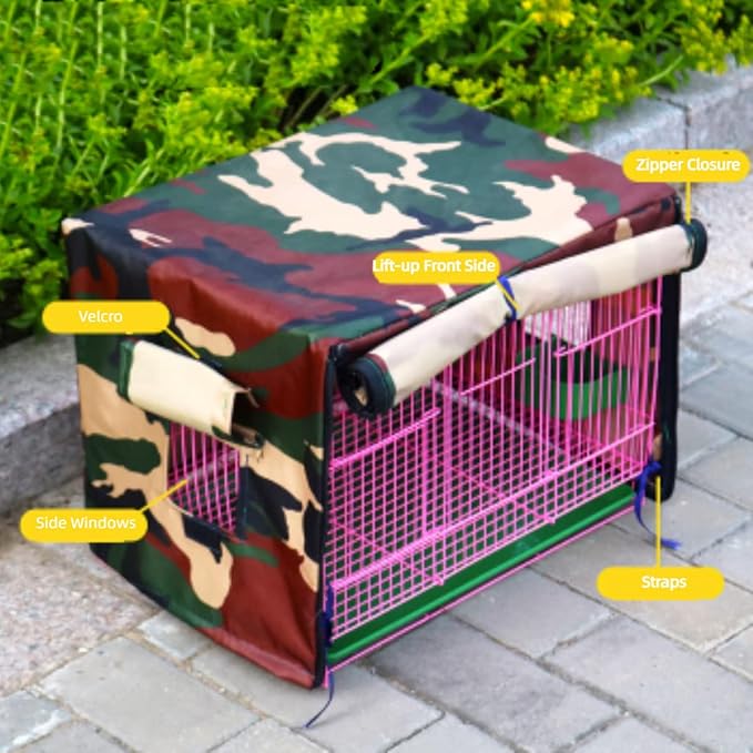MANON ROSA Bird Cage Cover - Lightproof Birdcage Covers Nighttime- Ideal for Parrots Cockatiels Parakeets Cockatoos Lovebirds Finches Budgerigars Conure (XL(14.2" Lx13.4 Wx20.5 H),Purple)