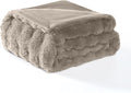 Modern Threads Water-Resistant Faux Rabbit Fur Pet Blanket for Dogs & Cats – Ultra-Soft Couch, Bed & Crate Protector, 40x50 Brown