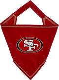 Pets First NFL SAN Francisco 49ERS TIE Bandana, Small/Medium. Dog Bandana Scarf Bib for Pet Cat Dog. The Ultimate Game-Day, Party Bandana (SAN-3550-S-M)