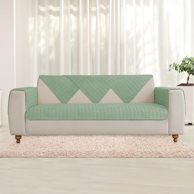 Muamar Dog Bed Cover Sofa Protector,Anti Slip Waterproof Sofa Covers for Living Room Couch Covers,Sofa Mat,Seat Cover,Dog Mat,Pet Pad for Furniture 1 Piece (30x82 inch, Sage Green)
