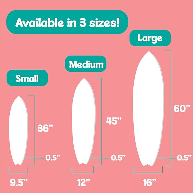 JennyGems Outdoor Decorative Surfboard Wall Art, Pet Wall Decor for Porch, Pool, Fence, PVC Beach House Decoration, Life's Better Sandy Paws, 3 foot
