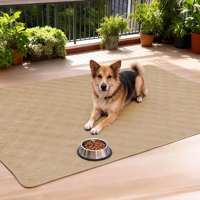 hyha Waterproof Dog Blanket, Reversible Pet Bed Blanket, Soft Sofa Couch Cover for Dogs Washable, Waterproof Pet Couch Covers for Sofa Puppy Cats Furniture Protector(30"x70", Camel/Beige)