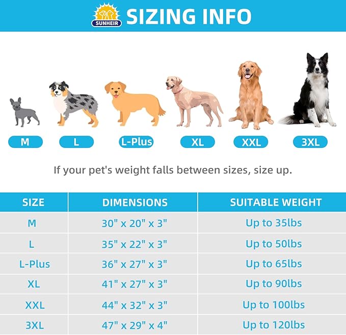 Sunheir Orthopedic Dog Beds for Small Dogs, Waterproof Puppy Bed with Removable Washable Cover, Non-Slip Bottom and Egg-Crate Foam, (Pink, 24.0" L x 16.0" W x 3.0" Th)