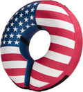 BENCMATE Inflatable Dog Cone Collar Alternative, Soft Dog Cone for Small Medium Large Dogs and Cats, Neck Recovery ECollar Donut Collar After Surgery (XLarge, Flag)