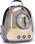 Bubble Cat Carrier Backpack, Transparent Pet Carrier Backpack for Small Puppy and Bunny, Space Capsule Bubble Cat Backpack Carrier, Airline Approved Waterproof Green Pet Backpack for Small Dog