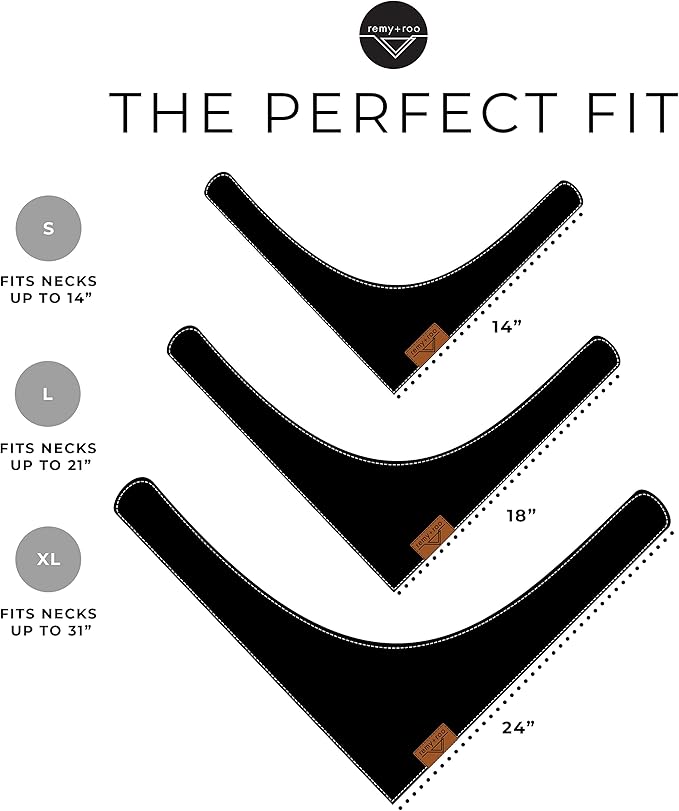 Remy+Roo Extra Large Spring Dog Bandanas - 4 Pack Daisy Set | Premium Durable Adjustable Polyester Fabric | Patented Shape Girl Dog Bandana, Floral Dog Bandana